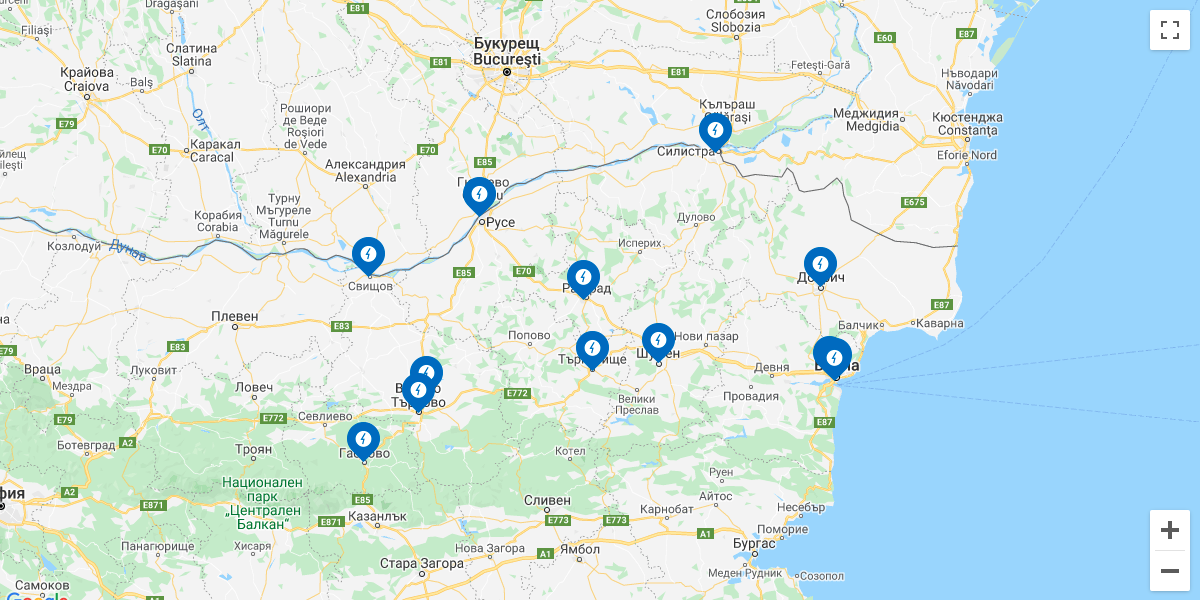Карта с локации